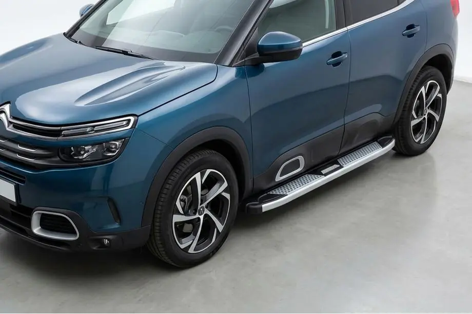 Citroen C5 Aircross 2017–2025 Mevsim Grey side steps (2 stuks, aluminium) Image