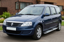 Dacia Logan MCV 2004–2014 Mevsim Grey side steps (2 stuks, aluminium) foto 3