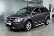Dodge Journey 2008–2020 Mevsim Grey side steps (2 stuks, aluminium) foto 1