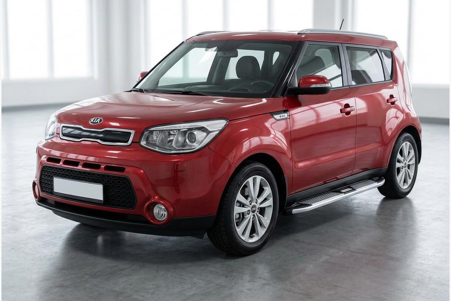 Kia Soul II 2013–2018 Mevsim Grey side steps (2 stuks, aluminium) Foto 1