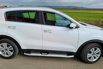 Kia Sportage 2015–2021 Mevsim Grey side steps (2 stuks, aluminium) foto 3