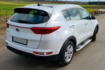 Kia Sportage 2015–2021 Mevsim Grey side steps (2 stuks, aluminium) foto 5