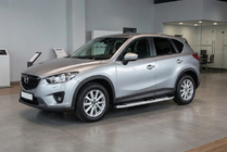 Mazda CX-5 2012–2017 Mevsim Grey side steps (2 stuks, aluminium) foto 1