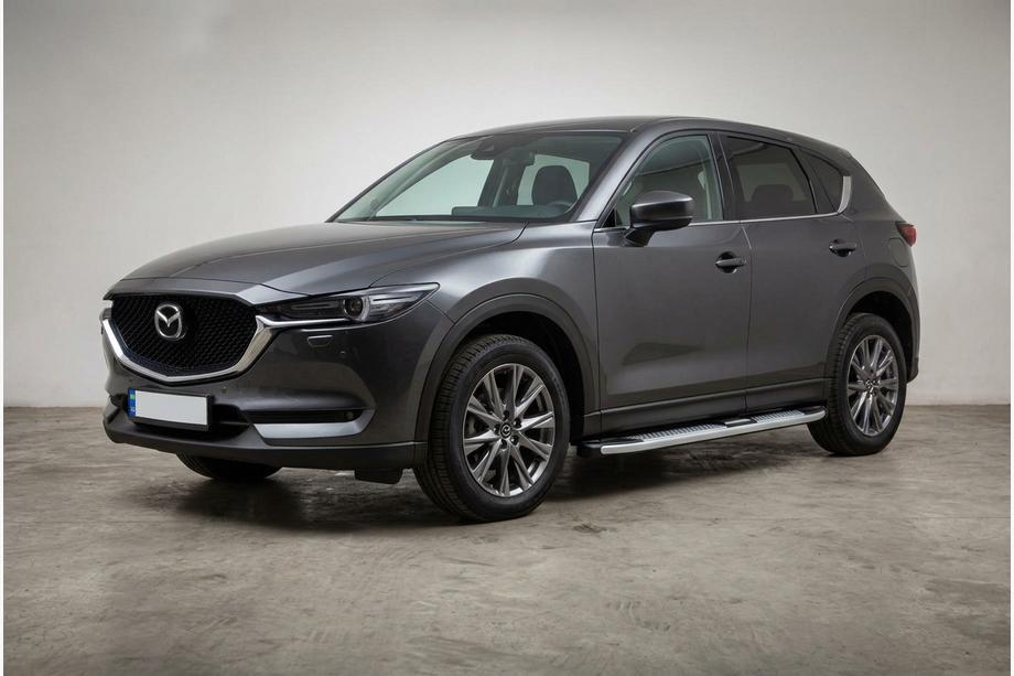 Mazda CX-5 2017–2025 Mevsim Grey side steps (2 stuks, aluminium) Image