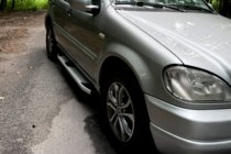Mercedes ML W163 1997–2005 Mevsim Grey side steps (2 stuks, aluminium) foto 2