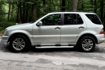 Mercedes ML W163 1997–2005 Mevsim Grey side steps (2 stuks, aluminium) foto 3