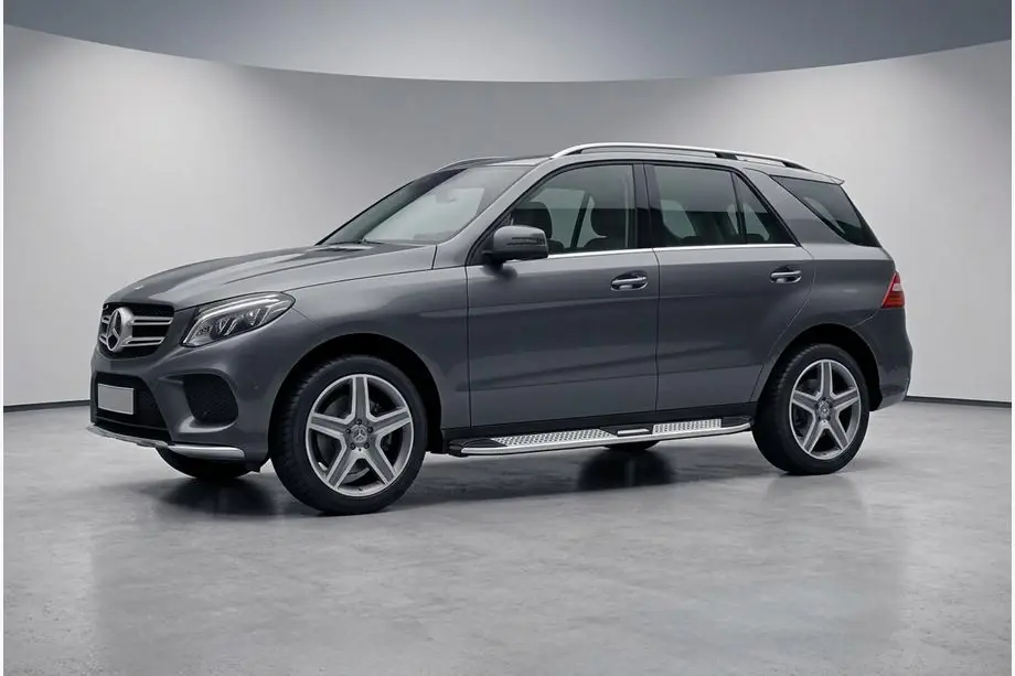 Mercedes GLE/ML-klasse W166 2011–2018 Mevsim Grey side steps (2 stuks, aluminium) Image