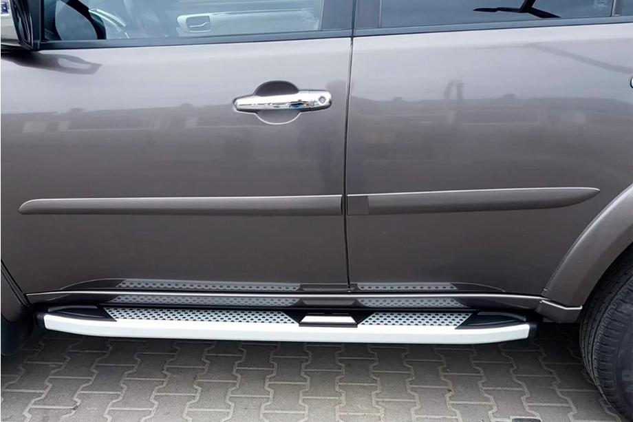 Mitsubishi Pajero Sport 2008–2015 Mevsim Grey side steps (2 stuks, aluminium) Foto 1