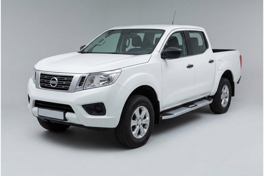 Nissan Navara/NP300 2016– Mevsim Grey side steps (2 stuks, aluminium) Foto 1