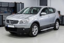 Nissan Qashqai 2007–2010 Mevsim Grey side steps (2 stuks, aluminium) foto 1
