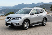 Nissan X-trail T32/Rogue 2014–2021 Mevsim Grey side steps (2 stuks, aluminium) foto 1
