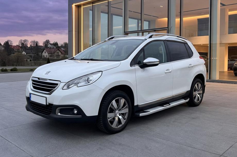 Peugeot 3008 2008–2016 Mevsim Grey side steps (2 stuks, aluminium) 2014-2016 Image
