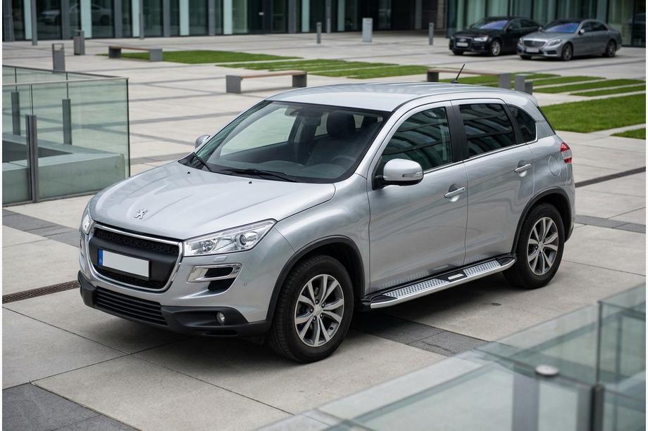 Peugeot 4008 2012–2017 Mevsim Grey side steps (2 stuks, aluminium) Foto 1