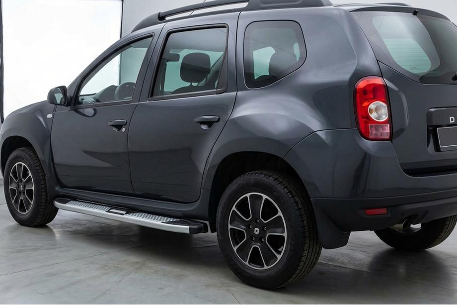 Renault Duster 2008–2017 Mevsim Grey side steps (2 stuks, aluminium) Foto 1