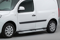 Renault Kangoo 2008–2020 Mevsim Grey side steps (2 stuks, aluminium) Korte wielbasis foto 1
