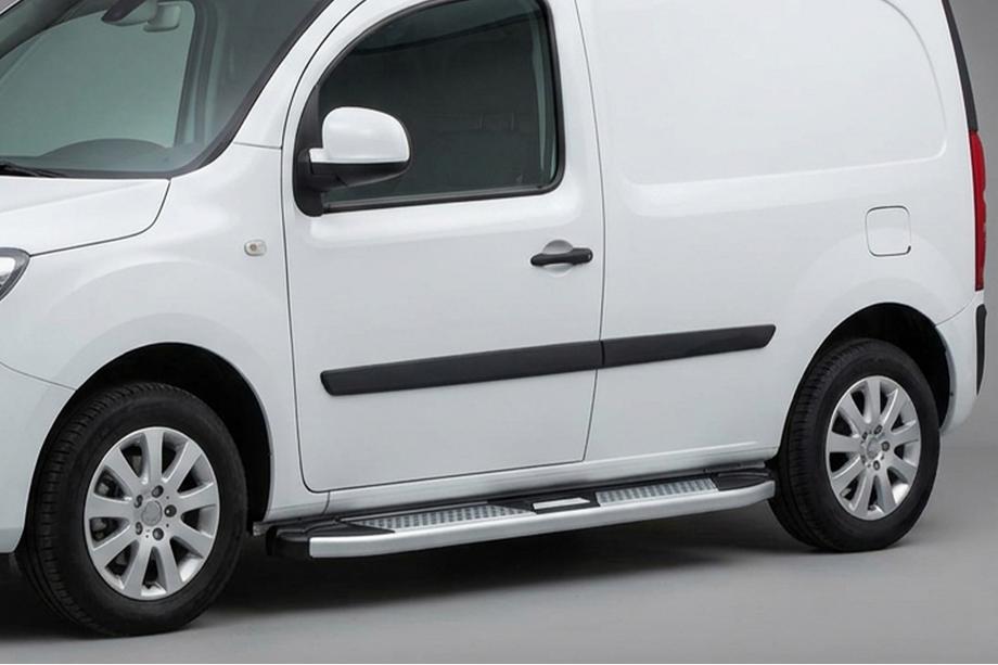Renault Kangoo 2008–2020 Mevsim Grey side steps (2 stuks, aluminium) Korte wielbasis Image