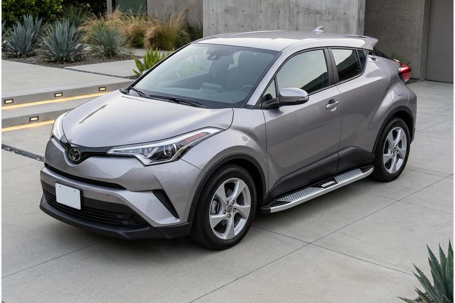 Toyota C-HR 2016–2023 Mevsim Grey side steps (2 stuks, aluminium) Image