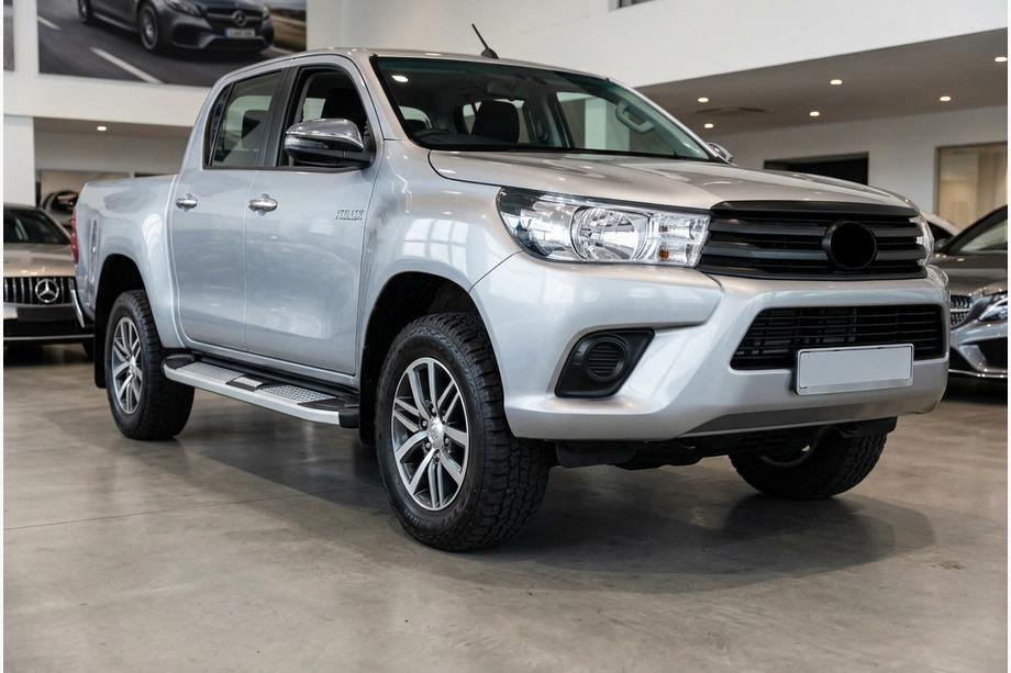Toyota Hilux 2015– Mevsim Grey side steps (2 stuks, aluminium) Image