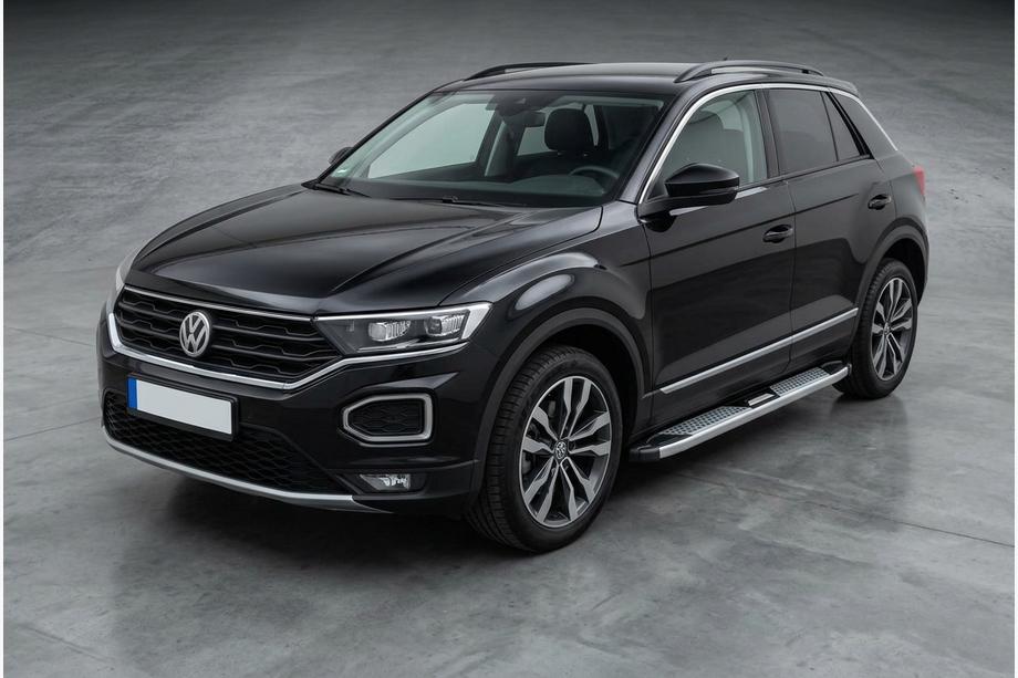 Volkswagen T-Roc 2017–2025 Mevsim Grey side steps (2 stuks, aluminium) Foto 1