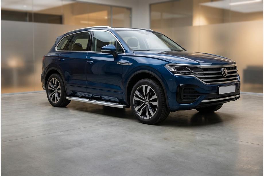 Volkswagen Touareg 2018– Mevsim Grey side steps (2 stuks, aluminium) Image