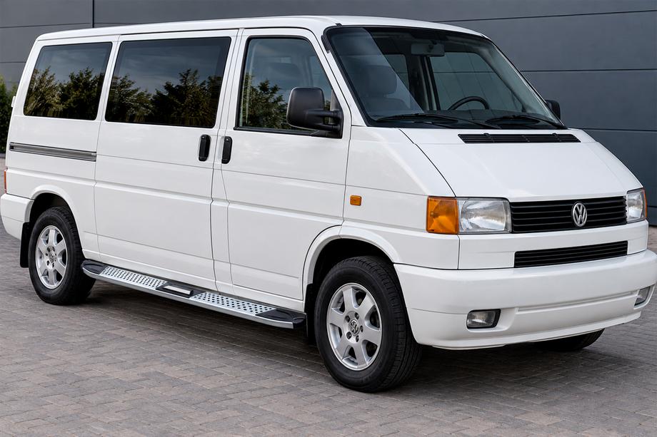 Volkswagen T4 Transporter 1990–2003 Mevsim Grey side steps (2 stuks, aluminium) Korte wielbasis Foto 1
