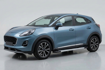 Ford Puma 2019– Zijdrempels Vision New Grey (set van 2, aluminium) foto 1