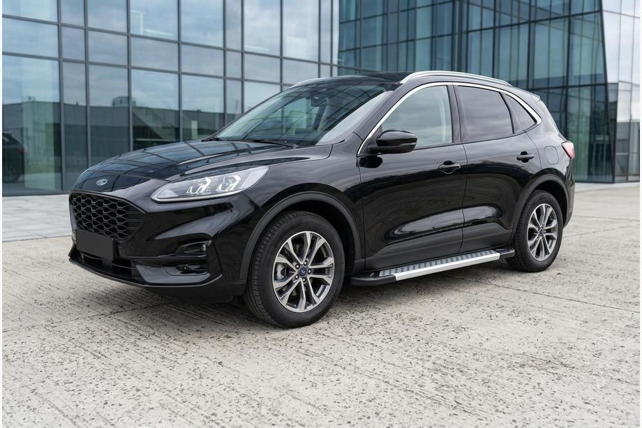 Ford Kuga/Escape 2019– Zijdrempels Vision New Grey (set van 2, aluminium) Image
