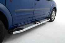 Ford Connect 2010–2013 Mevsim Grey side steps (2 stuks, aluminium) standaard uitvoering foto 1