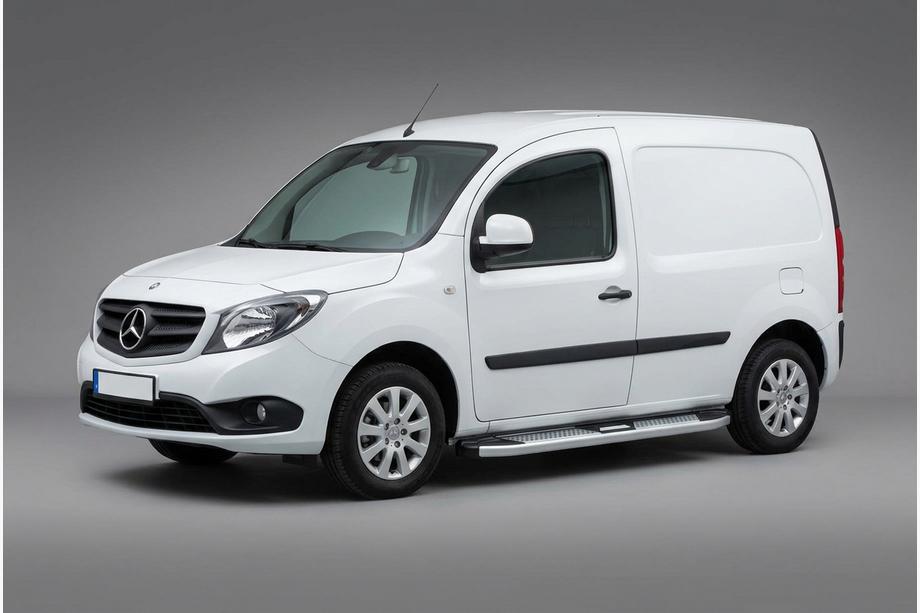 Mercedes Citan 2013–2021 Mevsim Grey side steps (2 stuks, aluminium) Image