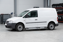Volkswagen Caddy 2004–2010 Mevsim Grey side steps (2 stuks, aluminium) standaard uitvoering foto 1