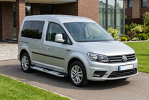 Volkswagen Caddy 2015–2020 Mevsim Grey side steps (2 stuks, aluminium) Maxi basis foto 1