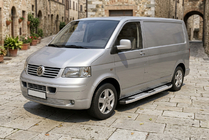 Volkswagen T5 Caravelle 2004–2010 Mevsim Grey side steps (2 stuks, aluminium) foto 1
