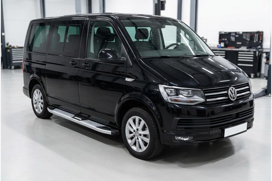 Volkswagen T6 2015–2024 Mevsim Grey side steps (2 stuks, aluminium) Lange wielbasis Image