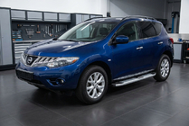 Nissan Murano 2008–2014 Mevsim Grey side steps (2 stuks, aluminium) foto 1