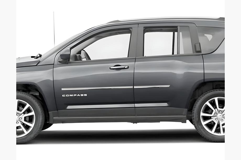 Jeep Compass 2006–2016 OmsaLine deurlijsten (RVS) Image