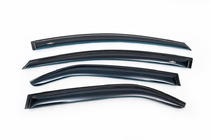 Kia Cerato 2 2010–2013 Raamwindschermen SD (set 4 stuks, HIC) foto 2