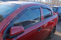 Chevrolet Aveo T200 2002–2008 Raamwindschermen SD (set 4 stuks, HIC) foto 1