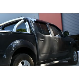 Raamdeflectoren (4 stuks, HIC) Nissan Navara 2006–2015 foto 2