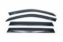 BMW X3 E83 2003–2010 Raamdeflectoren (4 stuks, HIC) foto 2
