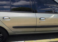 Renault Symbol 1999–2008 RVS deurgreep covers foto 2