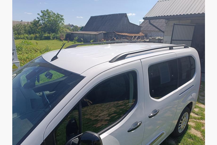 Citroen Berlingo/Multispace 2018– OmsaLine Solid dakrails (2 stuks, zwart) Korte wielbasis Foto 3