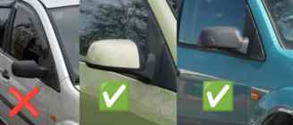 Ford Fusion 2002–2012 Spiegelkappen set (2 stuks) foto 5