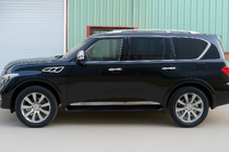 Nissan Armada 2016–2024 Deurlijsten (4 stuks, chroom) foto 3
