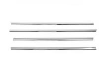 Ford Fusion 2002–2012 Buitenste raamlijsten (set 4 stuks, RVS) OmsaLine - Italiaans roestvrij staal foto 2