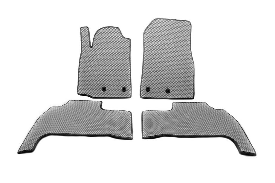 Toyota Land Cruiser 200 2007–2021 Polyurethaan automatten (2012-2021, EVA, grijs) Image