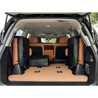 Kofferbakmat 2 stuks (EVA, 7-zits, baksteenrood) Toyota Land Cruiser 200 2007–2021 foto 3