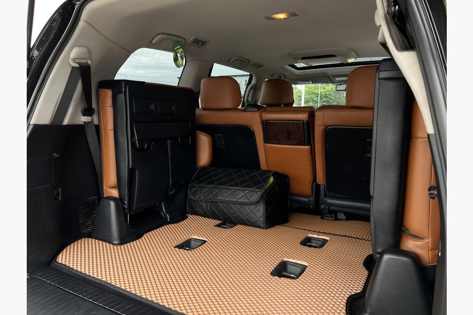 Toyota Land Cruiser 200 2007–2021 Kofferbakmat 2 stuks (EVA, 7-zits, baksteenrood) Image