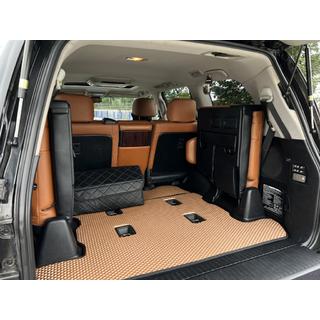 Kofferbakmat 2 stuks (EVA, 7-zits, baksteenrood) Lexus LX570/450d 2008–2022 foto 2