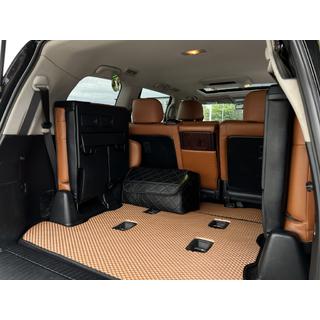 Kofferbakmat 2 stuks (EVA, 7-zits, baksteenrood) Lexus LX570/450d 2008–2022 foto 3