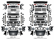 Suzuki Jimny 2018– G-class-design G63 bodykit set foto 4